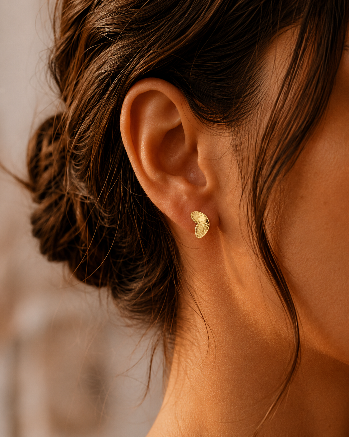 Morpho Stud Earrings