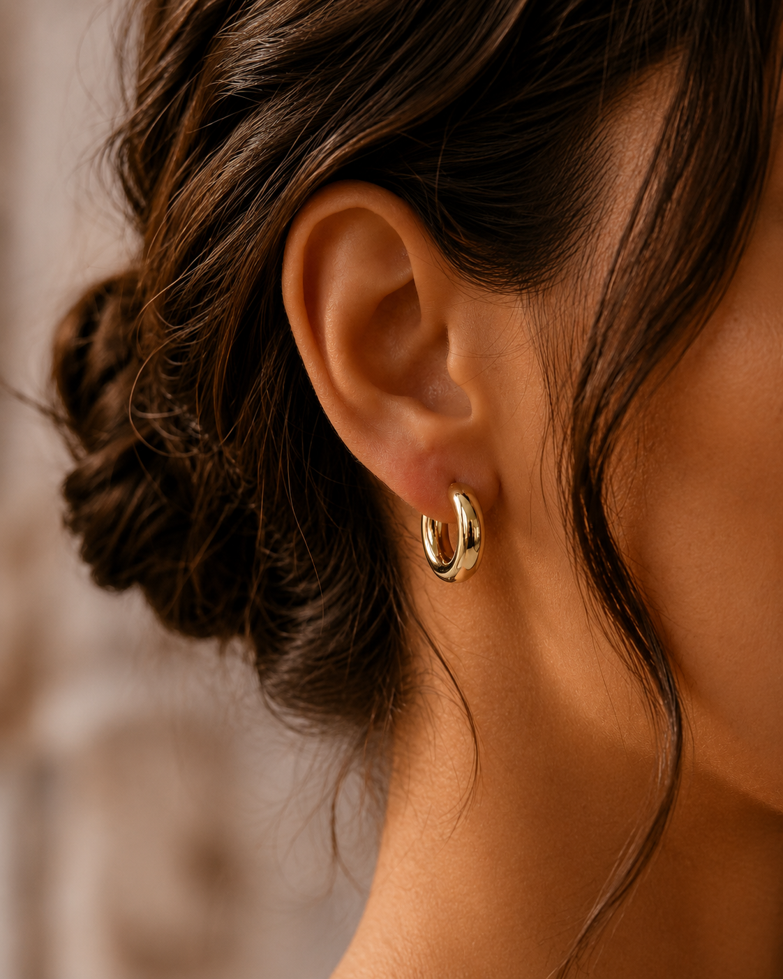 Chrysa Huggie Earrings