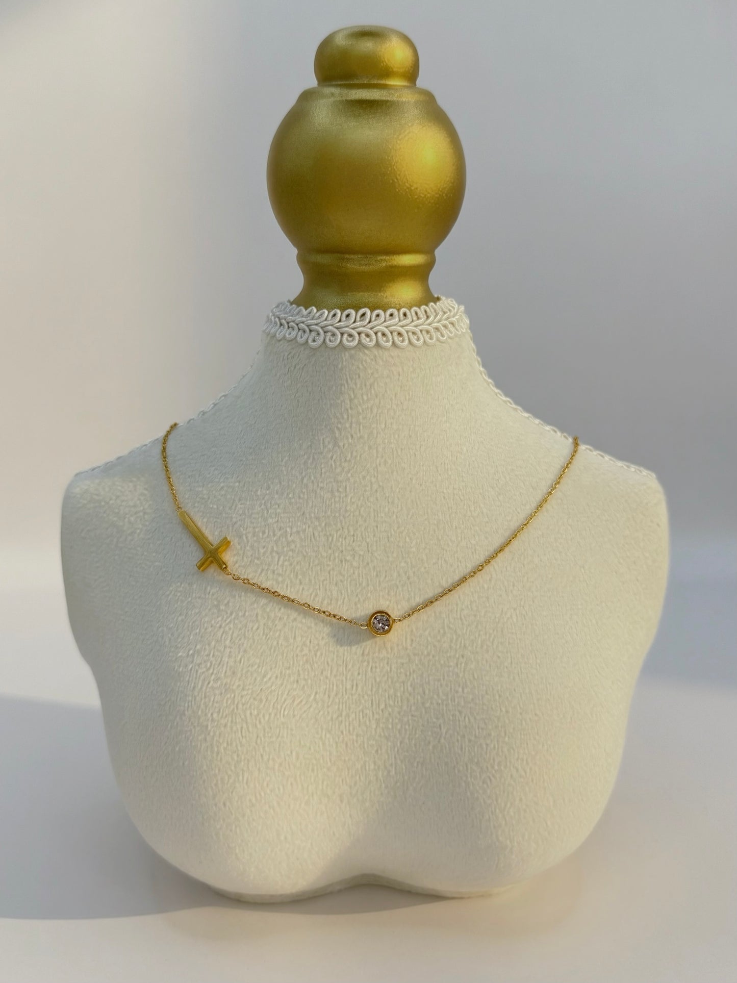 Eleos Cross Necklace